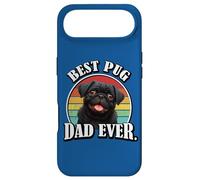 Carcasa para iPhone Air Funny Retro Vintage Mens Best Dad Black Pug Lover