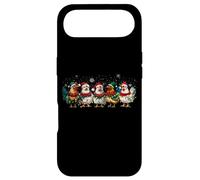 Carcasa para iPhone Air Funny Santa Chicken Lineup Christmas Lights Farmer Xmas Tree
