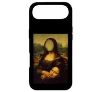 Carcasa para iPhone Air Funny Sarcasm Oil Painting Mona Lisa Take Off Her Face Mask