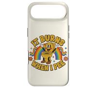 Carcasa para iPhone Air Funny Saying: It Burns When I Pee! Rainbow