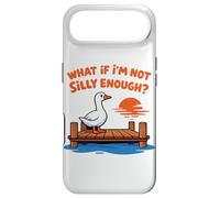 Carcasa para iPhone Air Funny Silly Goose Dock Meme ¿Qué Pasa si no Soy lo Suficientemente Tonto
