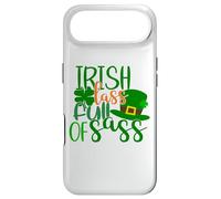 Carcasa para iPhone Air Funny St Patricks Womens Sassy Lassy Irish Lass Full of SASS