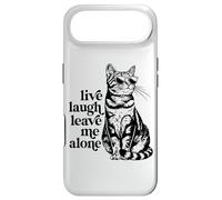 Carcasa para iPhone Air Funny Sunglasses Live Laugh Leave Me Alone Tabby Cat Lover