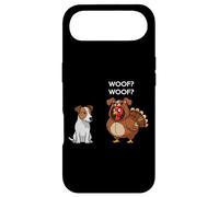 Carcasa para iPhone Air Funny Thanksgiving Russell Terrier and Turkey