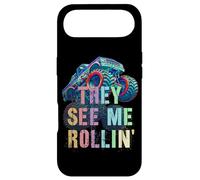 Carcasa para iPhone Air Funny They See Me Rollin 'This Kid Loves Hate Monster Trucks