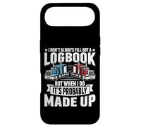 Carcasa para iPhone Air Funny Trucker Logbook Truck Driving Tractor Trailer