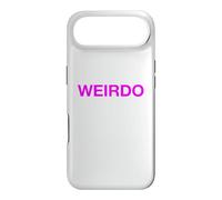 Carcasa para iPhone Air Funny Weirdo Hot Pink Groovy Mensaje extraño extraño Diferente
