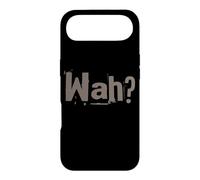 Carcasa para iPhone Air Funny What IFS One Word Cita para La Gente Gracioso Hey Wah