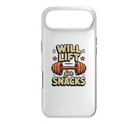 Carcasa para iPhone Air Funny Will Lift For Snacks Sarcástico Fitness Entrenamiento Citas