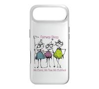 Carcasa para iPhone Air Funny Women Golf Fairway Divas Vinimos, vimos, Clubes
