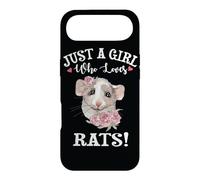 Carcasa para iPhone Air Funny Womens Kids Just A Girl Who Loves Dumbo Ear Rats Lover