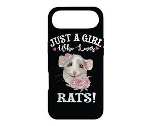 Carcasa para iPhone Air Funny Womens Kids Just A Girl Who Loves Dumbo Ear Rats Lover