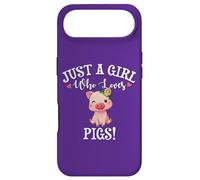 Carcasa para iPhone Air Funny Womens Moms Girl Who Loves Pigs Cute Show Pig Lover