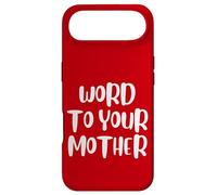 Carcasa para iPhone Air Funny Word To Your Mother Jokes Sarcastic