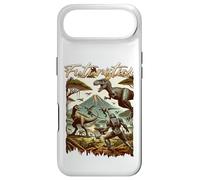 Carcasa para iPhone Air Futuristic Dinosaur Battle Sci Fi Action Art Warrior