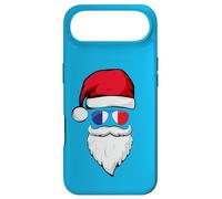 Carcasa para iPhone Air Gafas de Sol de Papá Noel francés con Bandera de Francia Humor Divertido