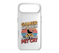 Carcasa para iPhone Air Gamer Cat Lover Press Start Pet Cat Gaming
