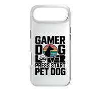 Carcasa para iPhone Air Gamer Dog Lover Press Start Pet Dog Gaming