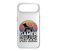 Carcasa para iPhone Air Gamer Dog Lover Press Start Pet Dog Gaming