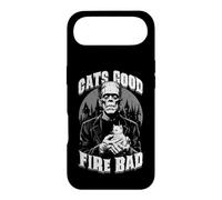 Carcasa para iPhone Air Gatito Fats Good Fire Bad, Divertido, Amante de los Gatos de Frankenstein