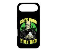 Carcasa para iPhone Air Gatito Fats Good Fire Bad, Divertido, Amante de los Gatos de Frankenstein