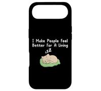 Carcasa para iPhone Air Gatito Kawaii con Cita de Terapeuta para Gatos I Make People Feel Better