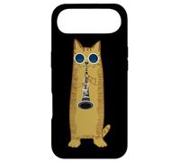 Carcasa para iPhone Air Gato Genial Tocando el Clarinete Diseño Hippy Hipster Kitty