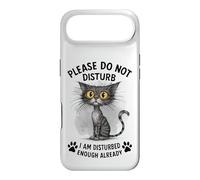 Carcasa para iPhone Air Gato Gracioso ya Molesto Déjame Solo Kitty