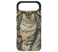 Carcasa para iPhone Air Gato Maine Coon Vintage Estilo William Morris