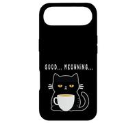 Carcasa para iPhone Air Gato Mal despertado - con Cuerpo, sarcástico como el café