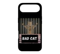 Carcasa para iPhone Air Gato Malo Gato detrás de Las rejas Divertida Cita sarcástica Diciendo fo