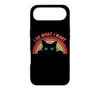 Carcasa para iPhone Air Gato Negro Retro Hago lo Que Quiero - Funny Cat Lover