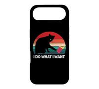 Carcasa para iPhone Air Gato Negro Retro Hago lo Que Quiero - Funny Cat Lover