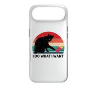 Carcasa para iPhone Air Gato Negro Retro Hago lo Que Quiero - Funny Cat Lover