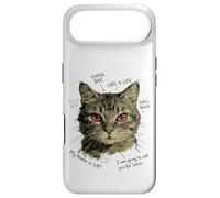 Carcasa para iPhone Air Gato Ojos Rojos Super Bad Street Style Vibes