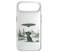 Carcasa para iPhone Air Gato secuestro alienígena en el Desierto del Sombrero Occidental OVNI Sci-Fi Art