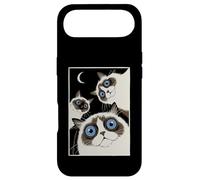 Carcasa para iPhone Air Gatos Ragdoll Trio Ojos Azules para Cat Mom o Dad