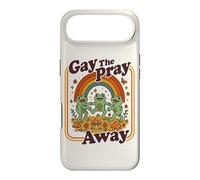 Carcasa para iPhone Air Gay The Pray Away | Lindo Divertido Queer Frogs Rainbow Retro