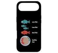 Carcasa para iPhone Air Gefilte Fish One Fish Two Fish Fish Parodia Cómica Judía
