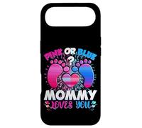 Carcasa para iPhone Air Gender Reveal Mommy Team Rosa o Azul Qué Piensas