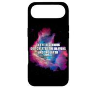 Carcasa para iPhone Air Genesis 1 In The Beginning God Created - Galaxy Nebula Faith