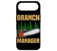 Carcasa para iPhone Air Gerente de sucursal Forestal leñador Motosierra Cortar Madera