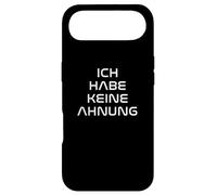 Carcasa para iPhone Air German: Ich Habe Keine Ahnung Funny Saying