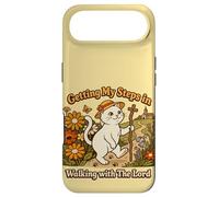 Carcasa para iPhone Air Getting My Steps in Walking with The Lord Christian Cat