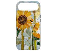 Carcasa para iPhone Air Girasol Abeja Art Nouveau Floral Botanico Cielo Mosaico Sol