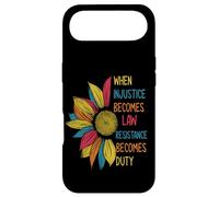Carcasa para iPhone Air Girasol Cuando la injusticia se Convierte en Ley La Resistencia se Convierte en Deber