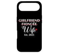 Carcasa para iPhone Air Girlfriend Fiancée Wife EST. 2025 Funny Women's Marriage