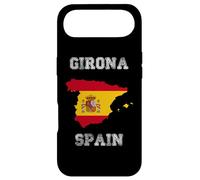 Carcasa para iPhone Air Girona España Vintage España Bandera Mapa Diseño