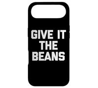 Carcasa para iPhone Air Give It The Beans - Divertido Dicho sarcástico Novedad británica