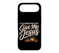 Carcasa para iPhone Air Give Jesus In The Morning Christian Faith